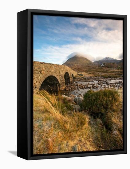 Sligachan Bridge, Isle of Skye Scotland UK-Tracey Whitefoot-Framed Premier Image Canvas