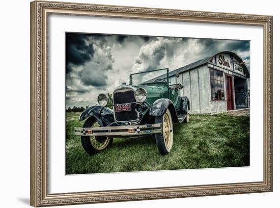 Slim's Garage-Stephen Arens-Framed Photographic Print