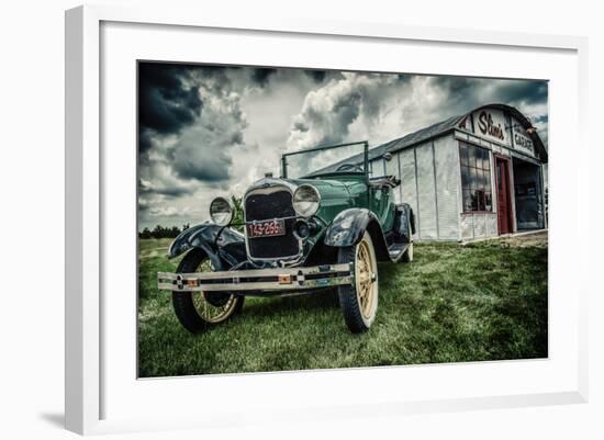 Slim's Garage-Stephen Arens-Framed Photographic Print