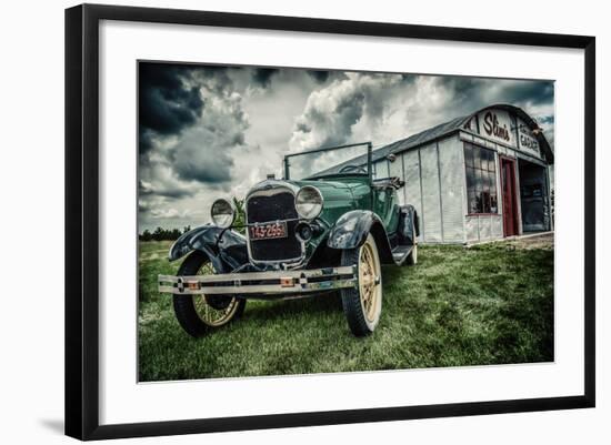 Slim's Garage-Stephen Arens-Framed Photographic Print