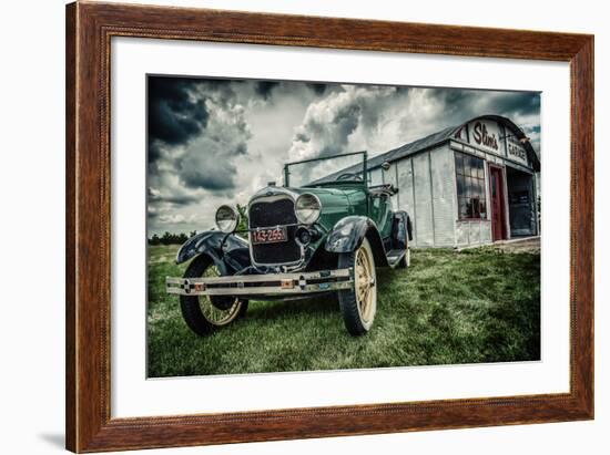 Slim's Garage-Stephen Arens-Framed Photographic Print