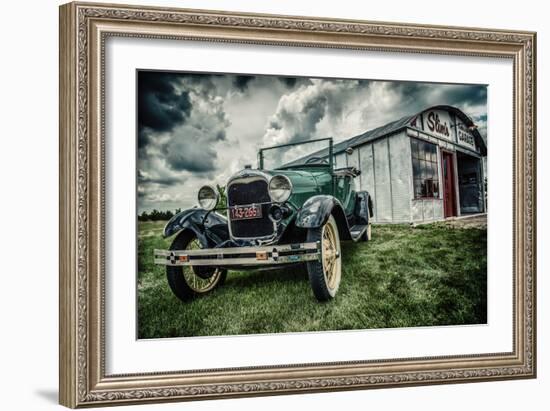 Slim's Garage-Stephen Arens-Framed Photographic Print