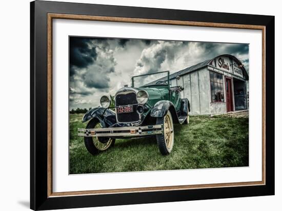 Slim's Garage-Stephen Arens-Framed Photographic Print