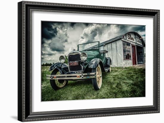 Slim's Garage-Stephen Arens-Framed Photographic Print