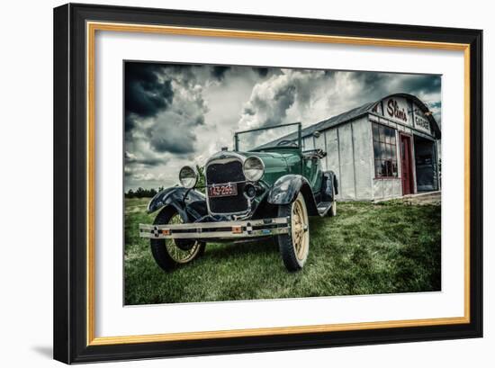 Slim's Garage-Stephen Arens-Framed Photographic Print