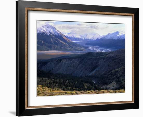 Slim's River Valley in Autumn, Kluane National Park, Yukon Territory, Canada-Scott T. Smith-Framed Photographic Print