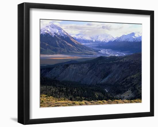 Slim's River Valley in Autumn, Kluane National Park, Yukon Territory, Canada-Scott T. Smith-Framed Photographic Print