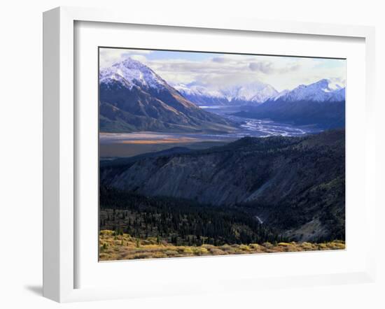 Slim's River Valley in Autumn, Kluane National Park, Yukon Territory, Canada-Scott T. Smith-Framed Photographic Print