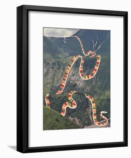 Slinky Snake-Danielle Kroll-Framed Giclee Print