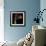 slinky-Magda Indigo-Framed Photographic Print displayed on a wall