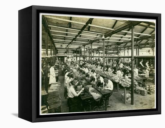 Slipper Manufacture, Long Meadow, 1923-English Photographer-Framed Premier Image Canvas