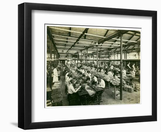 Slipper Manufacture, Long Meadow, 1923-English Photographer-Framed Photographic Print