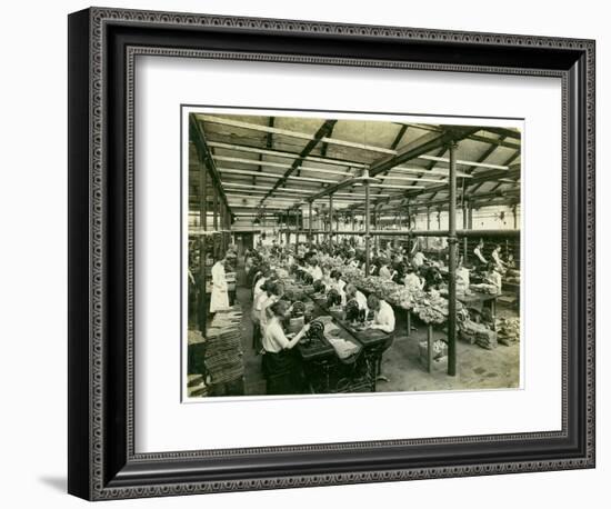 Slipper Manufacture, Long Meadow, 1923-English Photographer-Framed Photographic Print