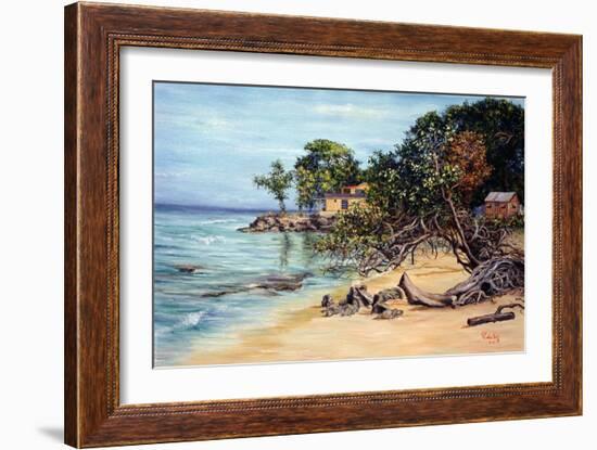 Slipping Sand, 1999-Victor Collector-Framed Giclee Print
