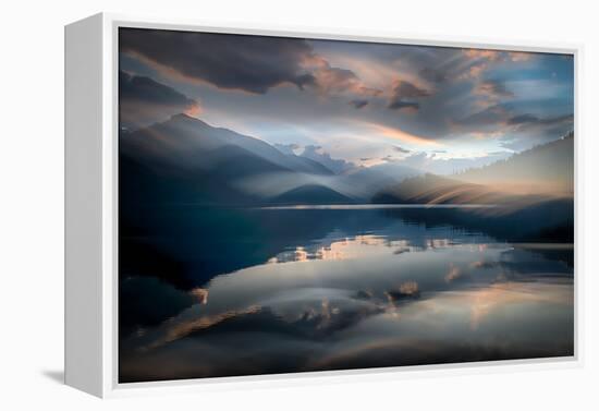 Slocan Lake At Sunset 6-Ursula Abresch-Framed Premier Image Canvas