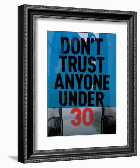 Slogan Modern Poster Abstract Art the Painting; Which Contains A Variety of Characters-emeget-Framed Premium Giclee Print