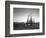 Sloop Sailboat Underway, Circa 1909-Asahel Curtis-Framed Giclee Print