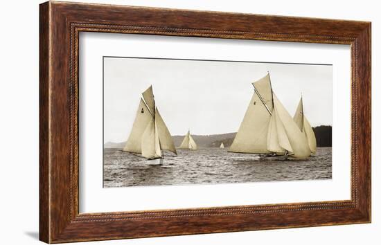 Sloops racing, 1926-null-Framed Giclee Print