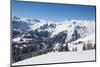 Slope on the Skiing Resort Flumserberg. Switzerland-swisshippo-Mounted Photographic Print