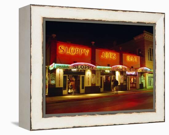 Sloppy Joe's Bar, Duval Street, Key West, Florida, USA-Fraser Hall-Framed Premier Image Canvas