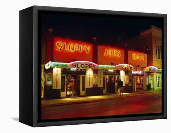 Sloppy Joe's Bar, Duval Street, Key West, Florida, USA-Fraser Hall-Framed Premier Image Canvas