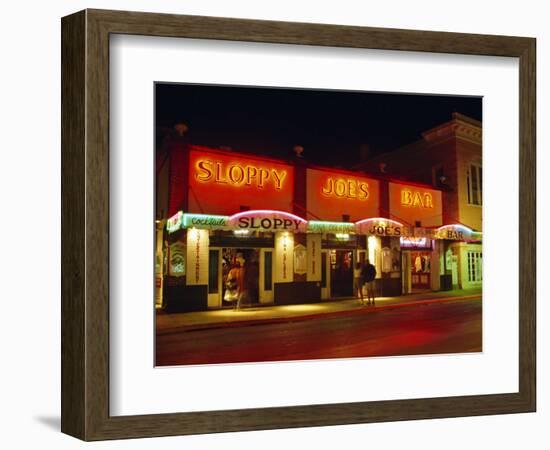 Sloppy Joe's Bar, Duval Street, Key West, Florida, USA-Fraser Hall-Framed Photographic Print