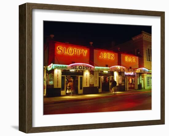 Sloppy Joe's Bar, Duval Street, Key West, Florida, USA-Fraser Hall-Framed Photographic Print
