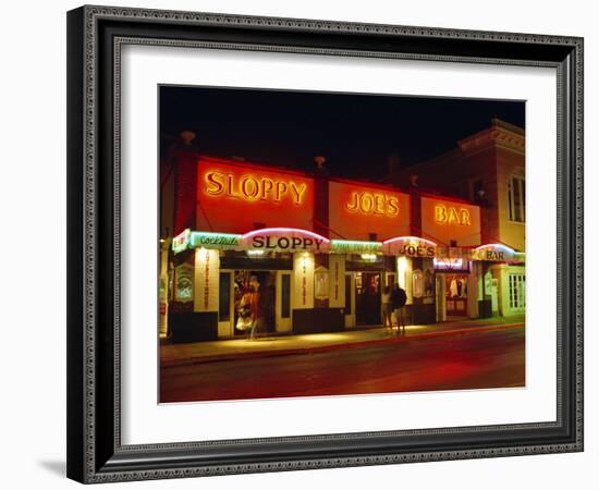 Sloppy Joe's Bar, Duval Street, Key West, Florida, USA-Fraser Hall-Framed Photographic Print