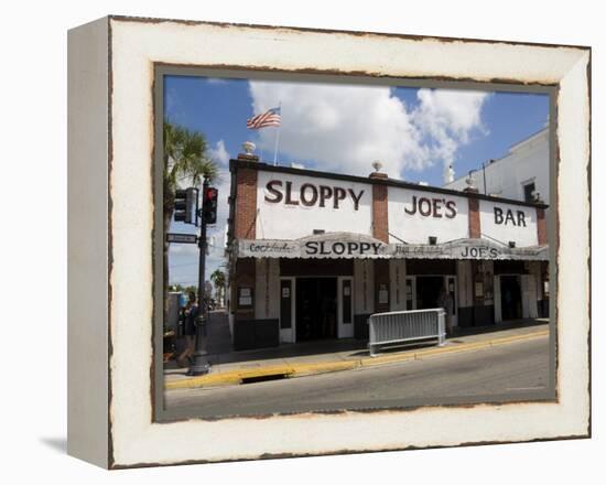 Sloppy Joe's Bar, Famous Because Ernest Hemingway Drank There, Duval Street, Florida-R H Productions-Framed Premier Image Canvas