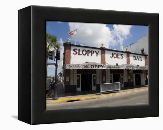 Sloppy Joe's Bar, Famous Because Ernest Hemingway Drank There, Duval Street, Florida-R H Productions-Framed Premier Image Canvas