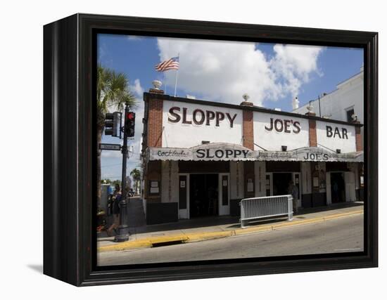 Sloppy Joe's Bar, Famous Because Ernest Hemingway Drank There, Duval Street, Florida-R H Productions-Framed Premier Image Canvas