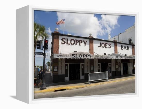 Sloppy Joe's Bar, Famous Because Ernest Hemingway Drank There, Duval Street, Florida-R H Productions-Framed Premier Image Canvas