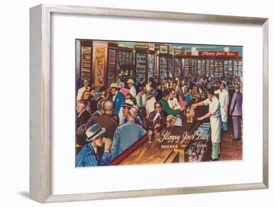 Sloppy Joe's Bar, Havana, Cuba, 1951-Unknown-Framed Giclee Print