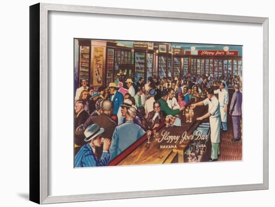 Sloppy Joe's Bar, Havana, Cuba, 1951-Unknown-Framed Giclee Print