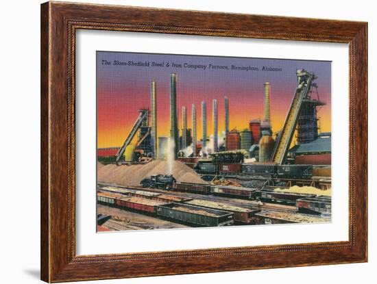 Sloss-Sheffield Steel Mill, Birmingham, Alabama-null-Framed Art Print