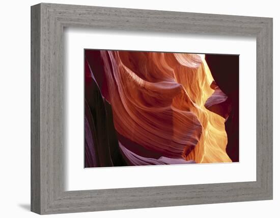 Slot Canyon, Antelope Canyon, Arizona, USA-Charles Gurche-Framed Photographic Print