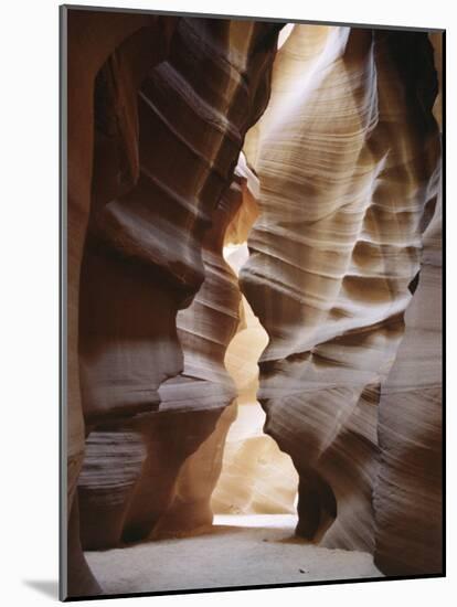 Slot Canyon in Red Sandstone, Antelope Canyon, Near Page, Arizona, USA-Tony Waltham-Mounted Photographic Print