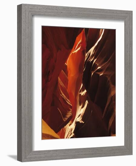 Slot Canyon, Upper Antelope Canyon, Arizona, USA-Michel Hersen-Framed Photographic Print