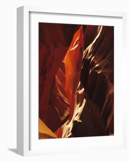 Slot Canyon, Upper Antelope Canyon, Arizona, USA-Michel Hersen-Framed Photographic Print