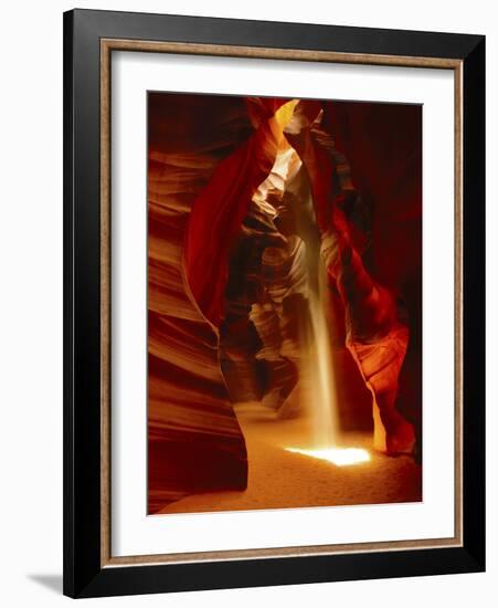 Slot Canyon, Upper Antelope Canyon, Page, Arizona, USA-Michel Hersen-Framed Photographic Print