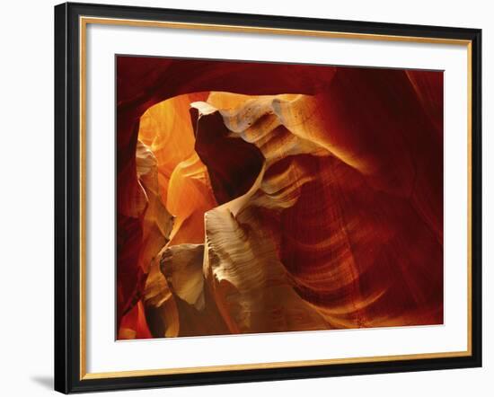 Slot Canyon, Upper Antelope Canyon, Page, Arizona, USA-Michel Hersen-Framed Photographic Print