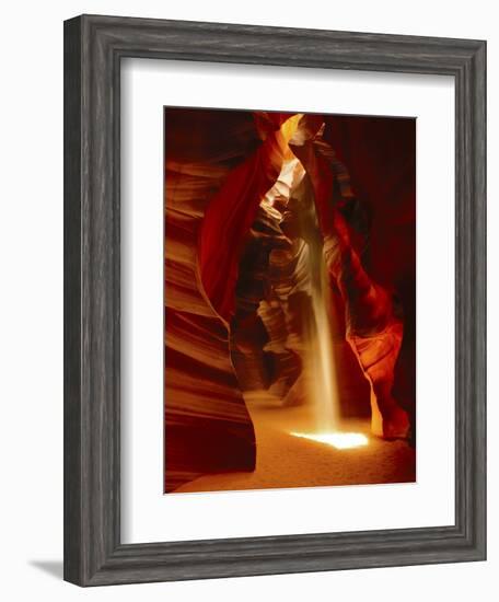 Slot Canyon, Upper Antelope Canyon, Page, Arizona, USA-Michel Hersen-Framed Photographic Print