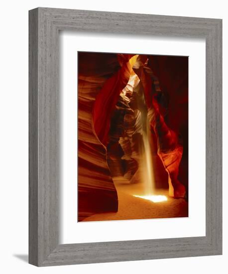 Slot Canyon, Upper Antelope Canyon, Page, Arizona, USA-Michel Hersen-Framed Photographic Print