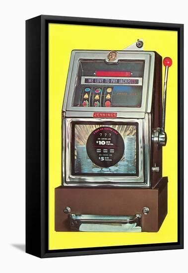 Slot Machine, Nevada-null-Framed Stretched Canvas