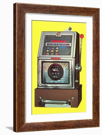 Slot Machine, Nevada-null-Framed Art Print