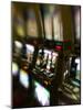 Slot Machines, Luxor Casino, Las Vegas, Nevada, USA-Walter Bibikow-Mounted Photographic Print