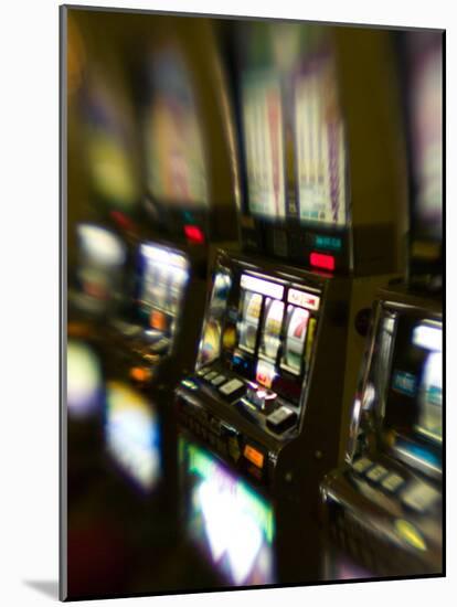 Slot Machines, Luxor Casino, Las Vegas, Nevada, USA-Walter Bibikow-Mounted Photographic Print