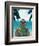 Sloth on Summer Holidays-Barruf-Framed Premium Giclee Print