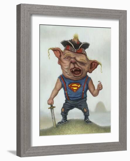 Sloth-Matt Dangler-Framed Art Print