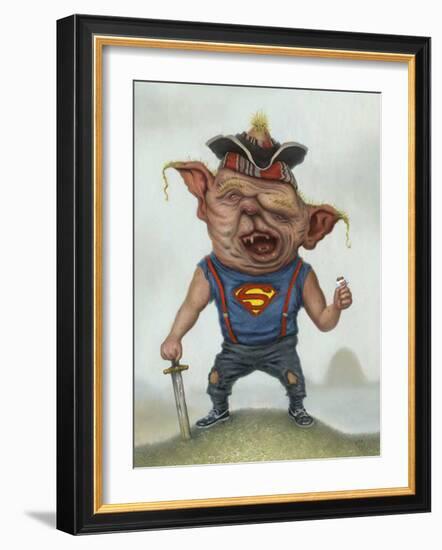 Sloth-Matt Dangler-Framed Art Print